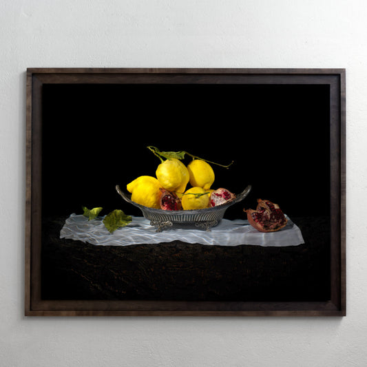 Bitter sweet table, underwater analogue still life photograph by Alexander James Hamilton