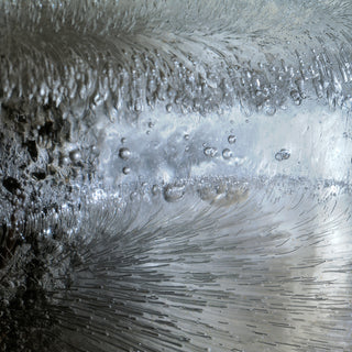 Detail view of Galaxy, analogue photograph exploring oil, water and light by Alexander James Hamilton