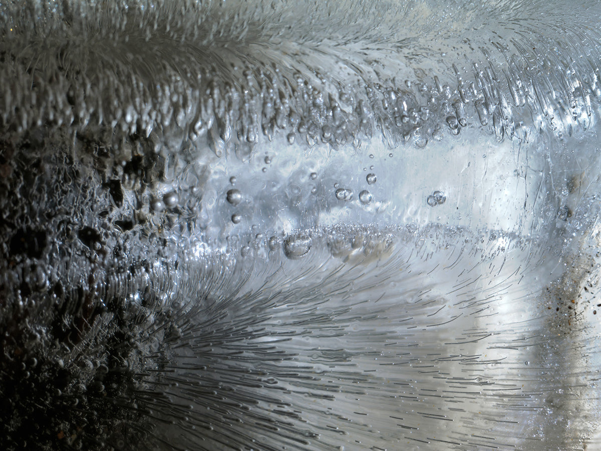 Detail view of Galaxy, analogue photograph exploring oil, water and light by Alexander James Hamilton