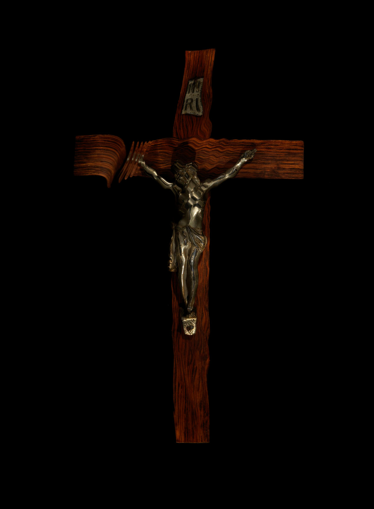 Frequency of a crucifixion No. IV detail by Alexander James Hamilton, analogue photograph produced through water and light