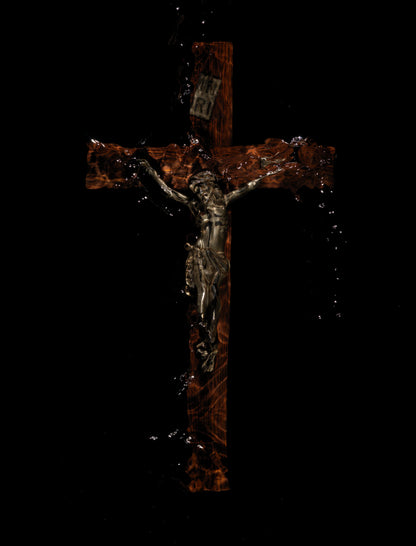 Frequency of a crucifixion No. V detail by Alexander James Hamilton, analogue photograph produced through water and light